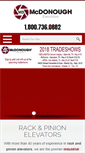 Mobile Screenshot of mcdelevators.com